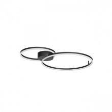 Orbit_pl plafon led 60W 3000K/4000K ściemnialny czarny